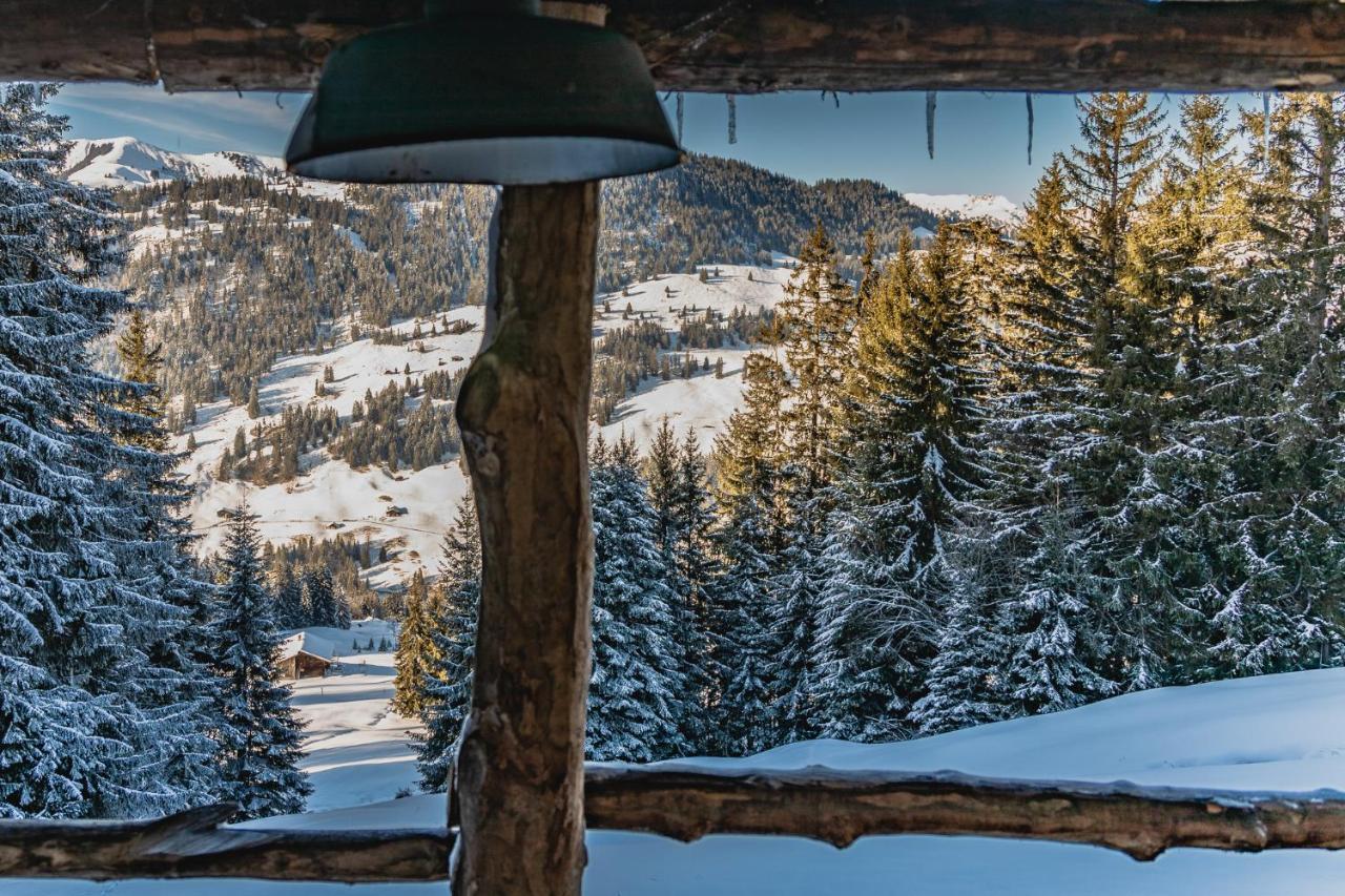 Rinderberg Swiss Alpine Lodge Zweisimmen Exterior foto